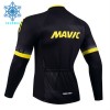 Wielershirt 2024 Mavic Winter Thermal Fleece - Zwart